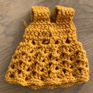 Doll knitted dress